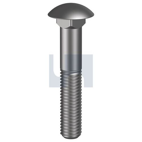 Stainless Grade 304 Cup Head Bolt 1/4UNCx3/4