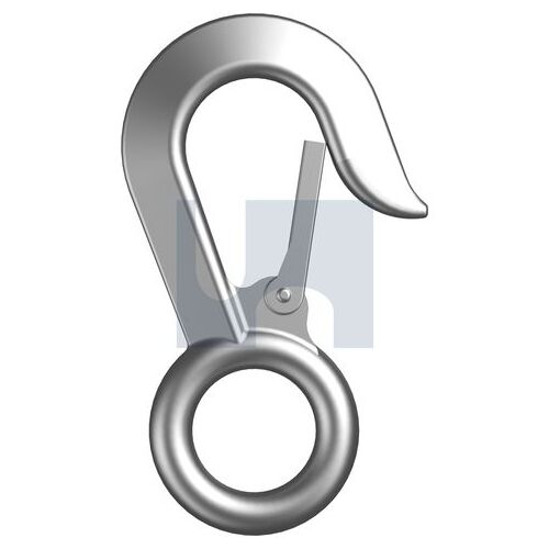 Stainless Grade 316 Safety Hook W/Latch 19