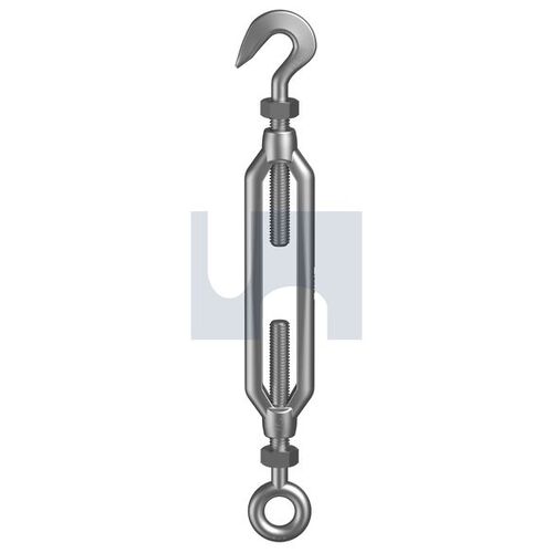 Stainless Grade 316 Turnbuckle Hook + Eye M4X55