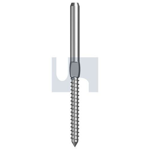 Stainless Grade 316 Terminal Swage L/H Lag Screw 3.2