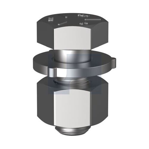 K0 AS1252-2016 PC8.8 Galv Structural Bolt & Nut & Washer M16X40
