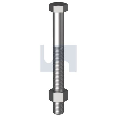 Galv PC4.6 XL Hex Bolt & Nut Kit M10X25