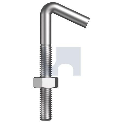 Zinc Hook Bolt Kit 1/4BSWx2