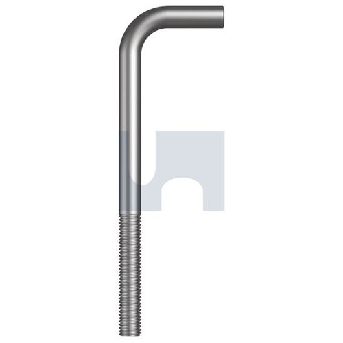 Zinc PC8.8 L-Bolt M12X169X44