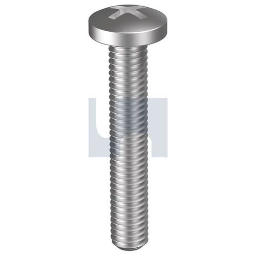 Stainless Grade 304 MTS Pan Phillips 10-32UNFx3/8