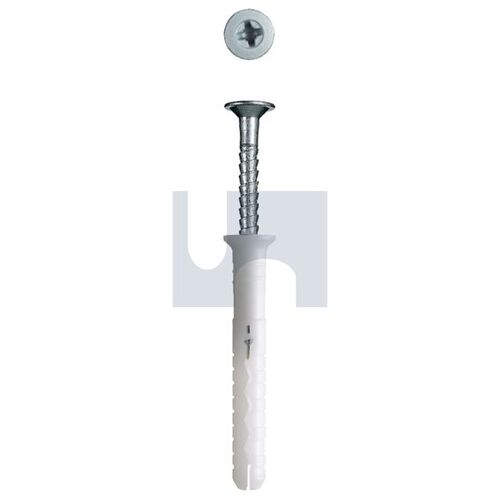 Zinc MNAF White Hammer Screw Pozi 2 5X30/5