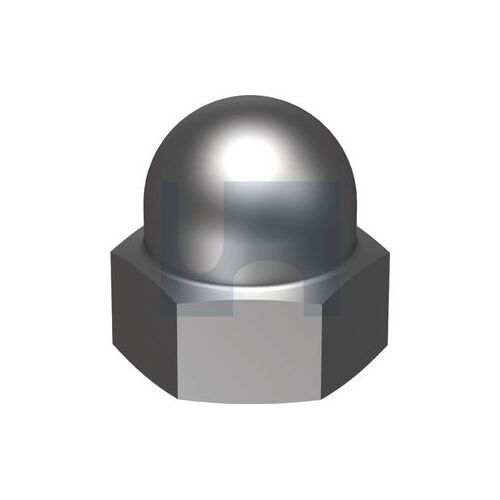 Chrome Din 1587 Class 5 Hex Dome Nut M10