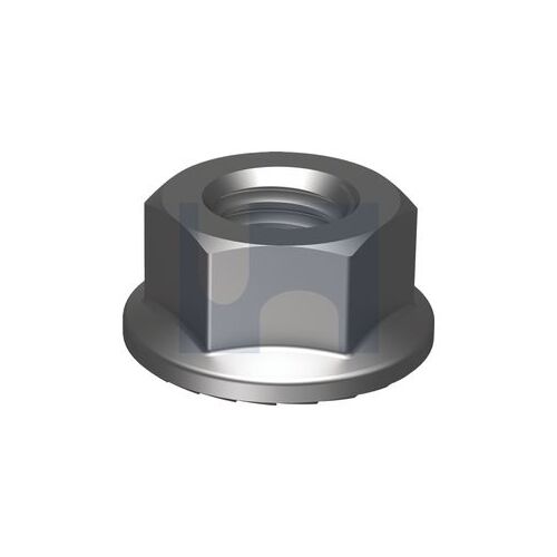 Galv Class 8 Serrated Flange Nut M8