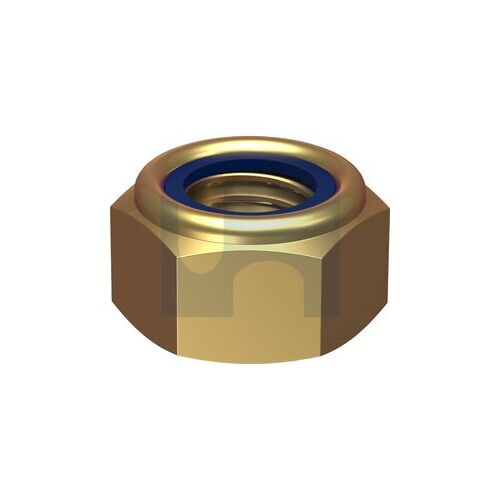 Zinc Yellow Din 985 Nyloc Nut M22