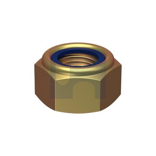 Zinc Yellow Din 985 Nyloc Nut M30-2.00