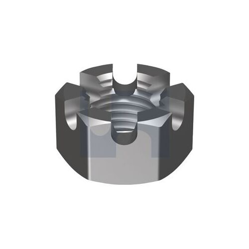 Plain Class 5 Slotted Hex M16