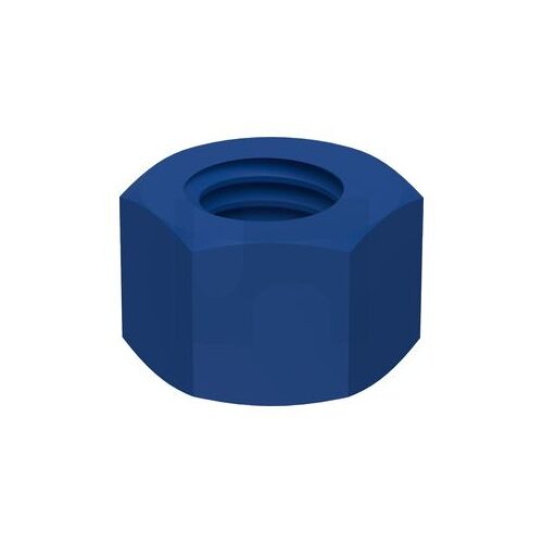 Xylan Blue Grade 2H Hex Nut [O/S+0.005] 1/2UNC