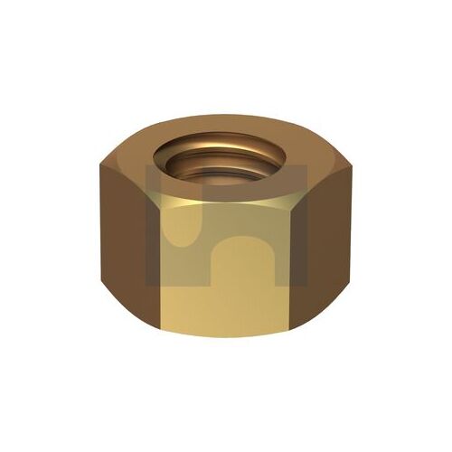 Zinc Yellow Grade 2H Hex Nut ASTMA194 1/2UNC