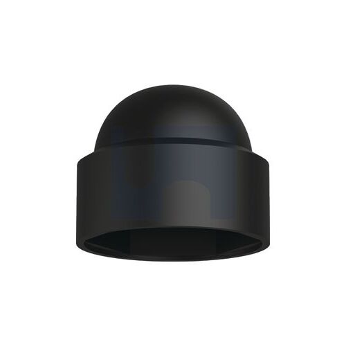 Polyethylene UV Black Plain Hex Head Cover M4