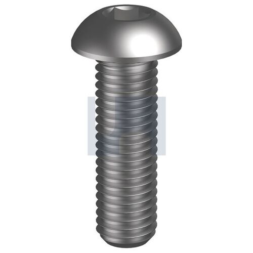 Plain PC10.9 Button Socket Screw M4 X 8