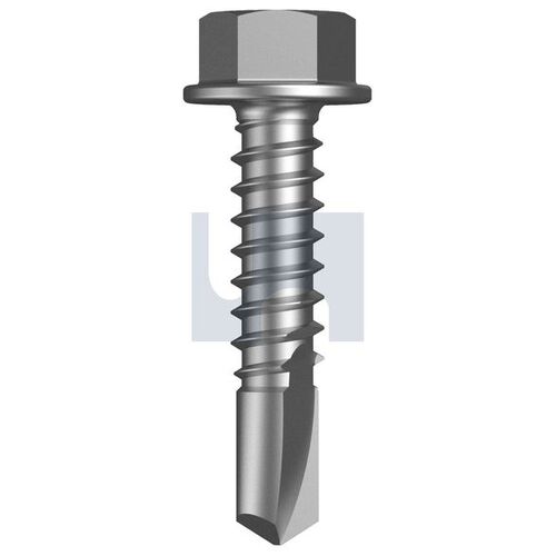 Bimetal- Grade 304 Metal Std Hex SDS 12-14X25