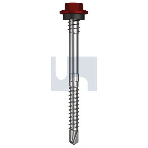 Class 4 Manor Red (Scoria) Metal Seal Xgrip Hex SDS 12-14X68