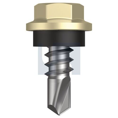 Class 4 Sandbark (Straw) Hex Metal SDS Seal SDS 8-18X12