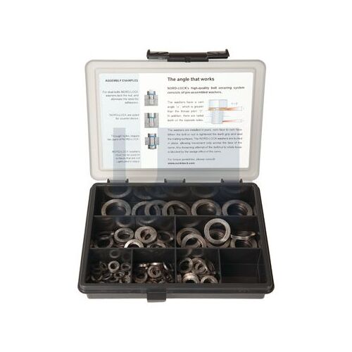 Stainless Grade 316L Nord-Lock Assort Kit 100PC