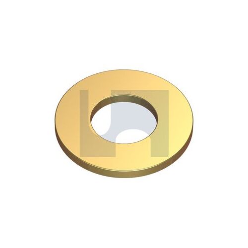 Zinc Yellow Din 125A Mild Steel Flat Washer M6